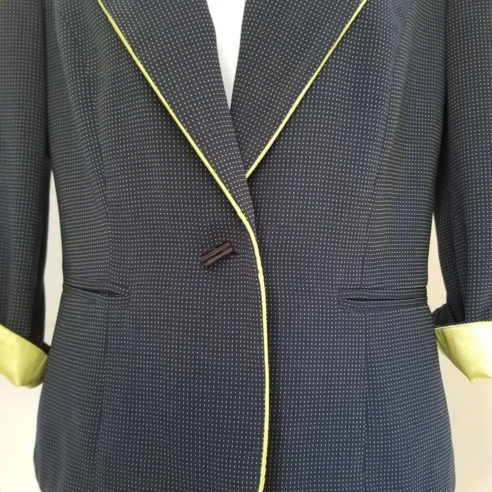 Dressbarn Suit Jacket Blazer Dark Blue - Size 10
